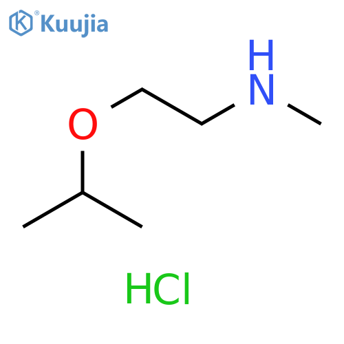 Ethanamine, N-methyl-2-(1-methylethoxy)-, hydrochloride (1:1) structure