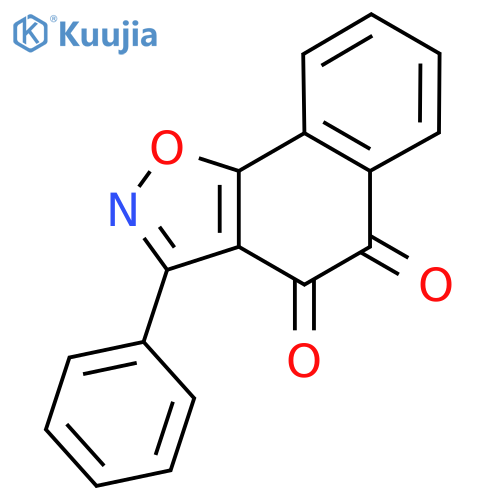 3-Phenylnaphth[2,1-d]isoxazole-4,5-dione structure