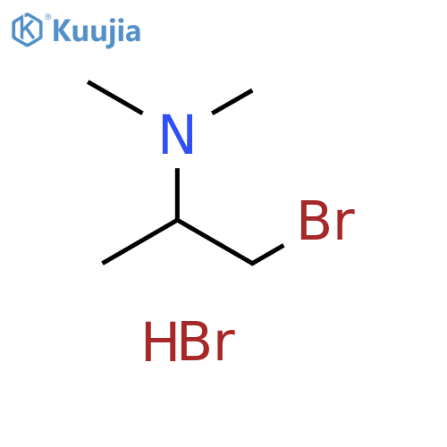 (1-bromopropan-2-yl)dimethylamine hydrobromide structure