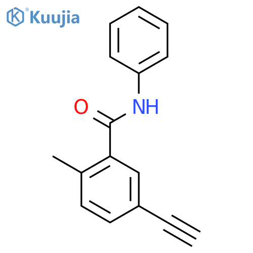 5-Ethynyl-2-methyl-N-phenylbenzamide structure