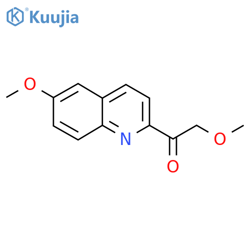 2-Methoxy-1-(6-methoxyquinolin-2-yl)ethan-1-one structure