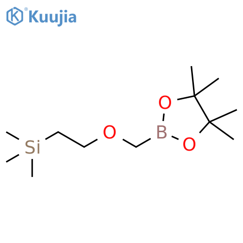2-(Trimethylsilyl)ethoxylmethylboronic acid pinacol ester structure