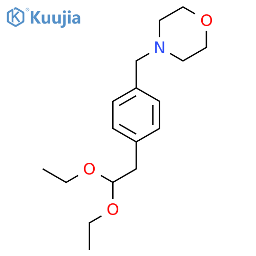 4-{[4-(2,2-Diethoxyethyl)phenyl]methyl}morpholine structure