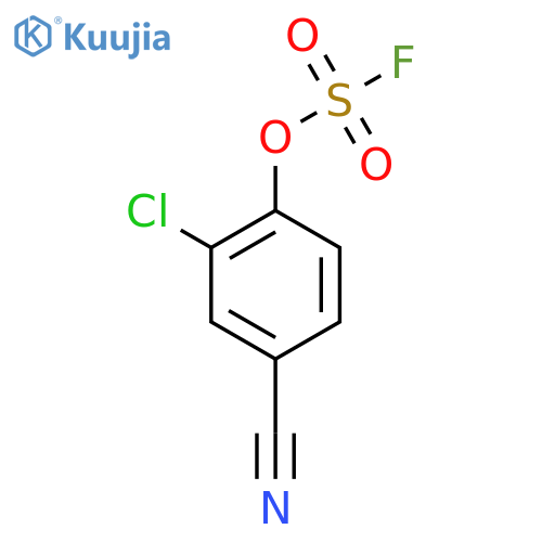 2-Chloro-4-cyano-1-fluorosulfonyloxybenzene structure