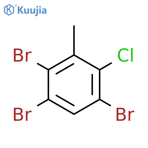 1,2,5-Tribromo-4-chloro-3-methylbenzene structure