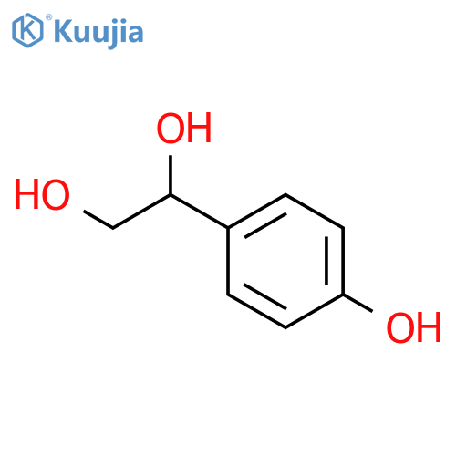 1-(4-hydroxyphenyl)ethane-1,2-diol structure