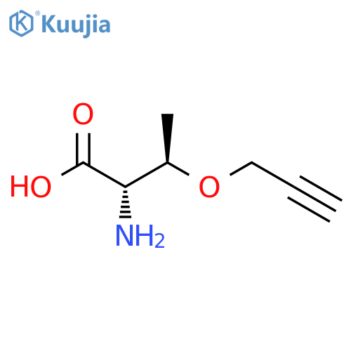 (2S,3R)-2-amino-3-(prop-2-yn-1-yloxy)butanoic acid structure