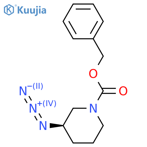 benzyl (3R)-3-azidopiperidine-1-carboxylate structure