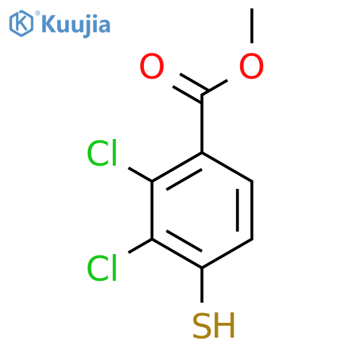 Methyl 2,3-dichloro-4-sulfanylbenzoate structure