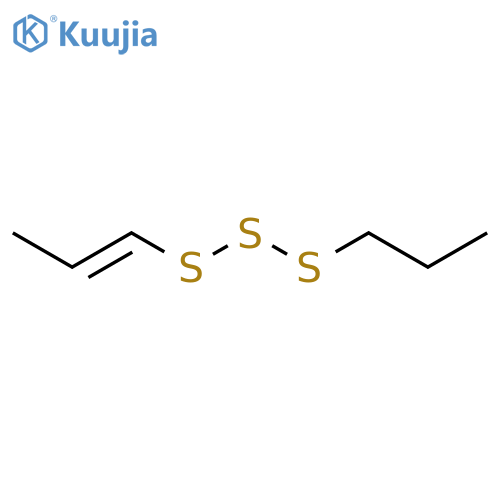 Trisulfide,(1Z)-1-propen-1-yl propyl structure