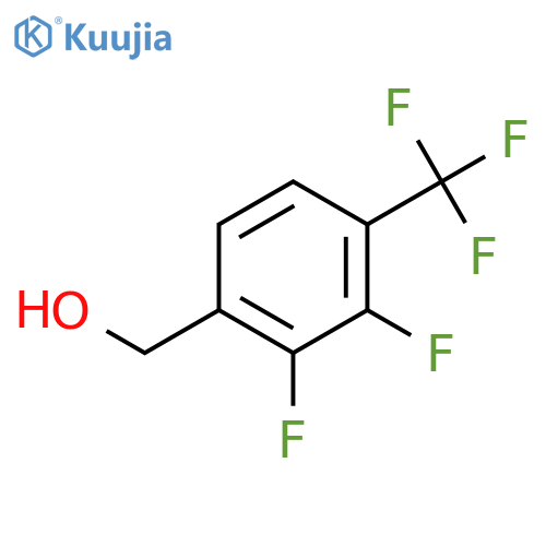 [2,3-difluoro-4-(trifluoromethyl)phenyl]methanol structure