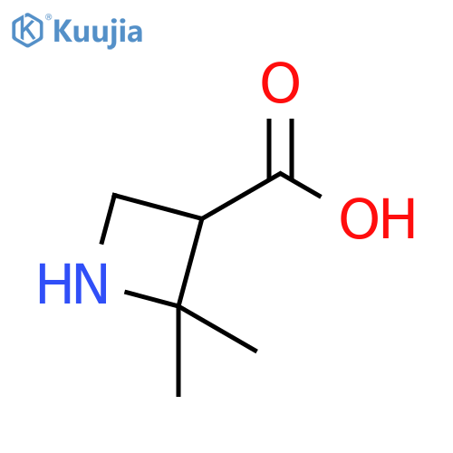 2,2-dimethylazetidine-3-carboxylic acid structure