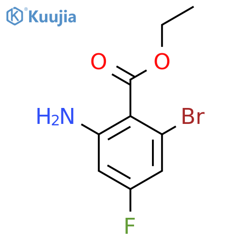 Ethyl 2-amino-6-bromo-4-fluorobenzoate structure