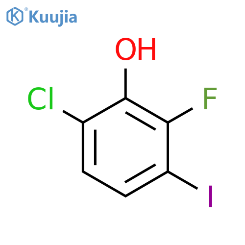 6-Chloro-2-fluoro-3-iodophenol structure