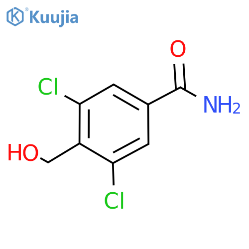 Benzamide, 3,5-dichloro-4-(hydroxymethyl)- structure