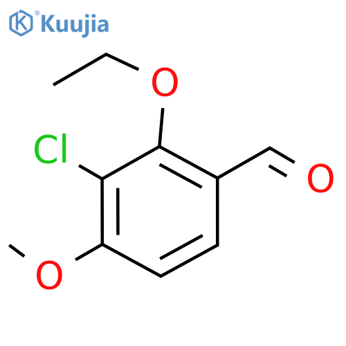 3-Chloro-2-ethoxy-4-methoxybenzaldehyde structure