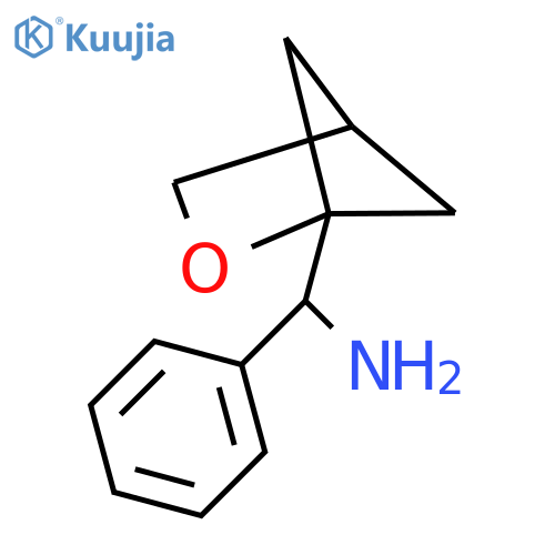 {2-oxabicyclo2.1.1hexan-1-yl}(phenyl)methanamine structure