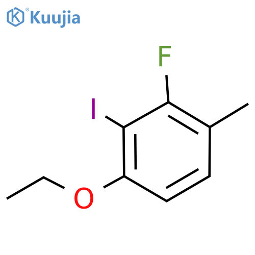 1-Ethoxy-3-fluoro-2-iodo-4-methylbenzene structure