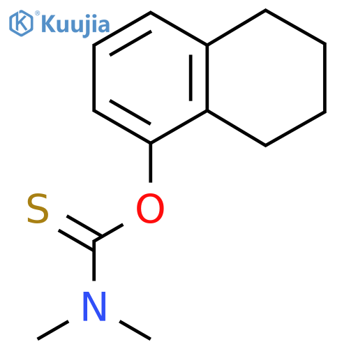 N,N-dimethyl-1-(5,6,7,8-tetrahydronaphthalen-1-yloxy)methanethioamide structure