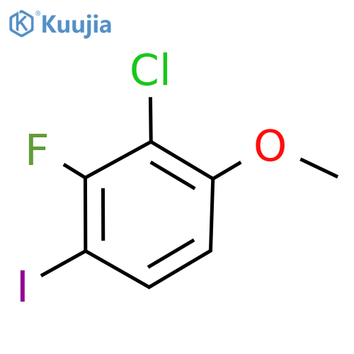 2-Chloro-3-fluoro-4-iodo-1-methoxybenzene structure