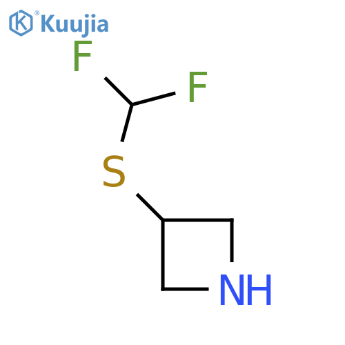3-[(Difluoromethyl)sulfanyl]azetidine structure