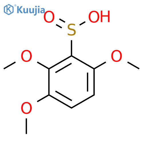 2,3,6-Trimethoxybenzene-1-sulfinic acid structure