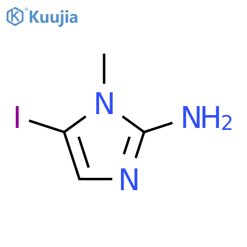 5-Iodo-1-methyl-1H-imidazol-2-amine structure