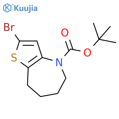 tert-butyl 2-bromo-4H,5H,6H,7H,8H-thieno3,2-bazepine-4-carboxylate structure