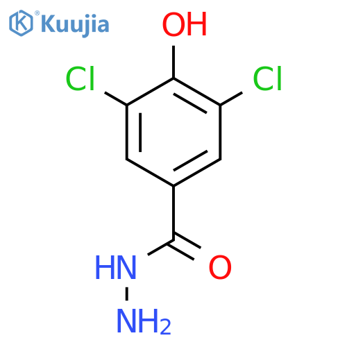3,5-Dichloro-4-hydroxybenzohydrazide structure