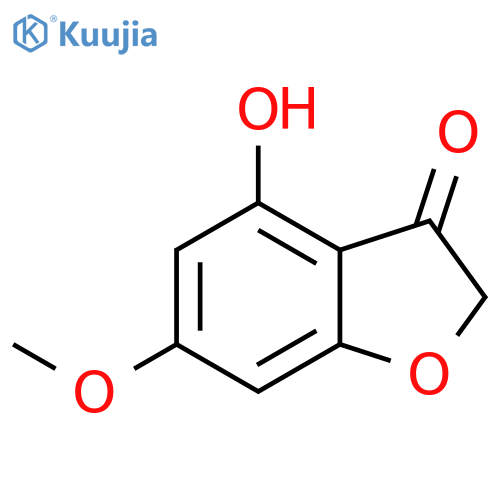 4-Hydroxy-6-methoxybenzofuran-3(2H)-one structure