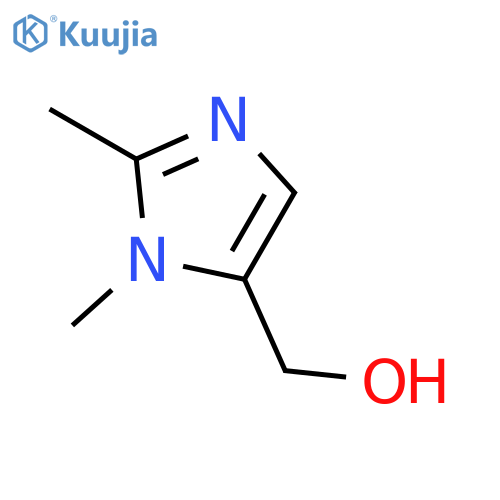 (1,2-Dimethyl-1H-imidazol-5-yl)methanol structure