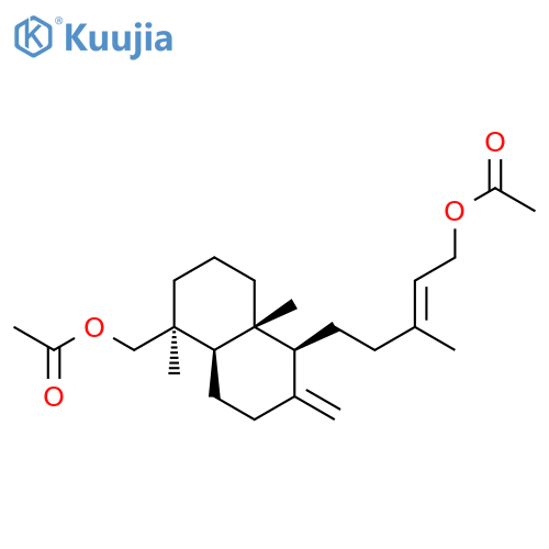 Agathadiol diacetate structure