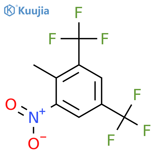 2-Methyl-1-nitro-3,5-bis(trifluoromethyl)benzene structure