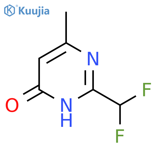 2-(Difluoromethyl)-4-methyl-1H-pyrimidin-6-one structure