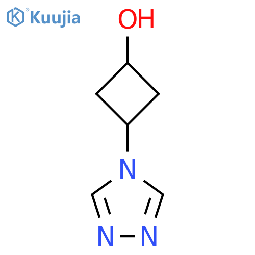 (1r,3r)-3-(4H-1,2,4-triazol-4-yl)cyclobutan-1-ol structure
