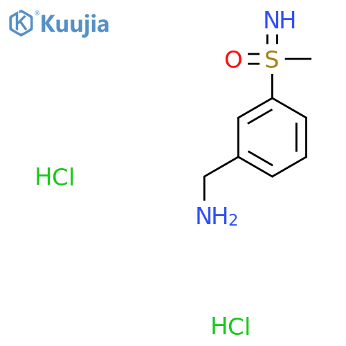 (3-(Aminomethyl)phenyl)(imino)(methyl)-l6-sulfanone (dihydrochloride) structure