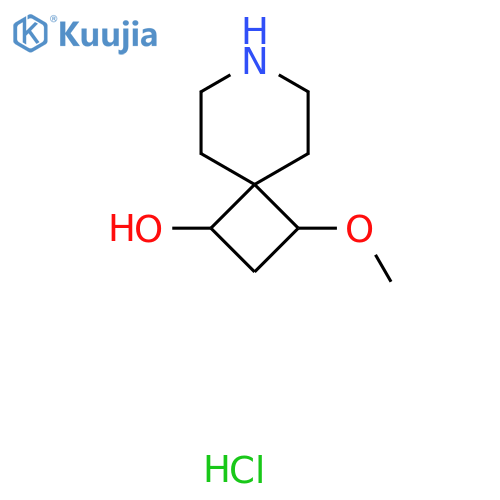 3-Methoxy-7-azaspiro[3.5]nonan-1-ol hydrochloride structure