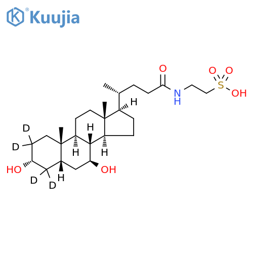 Tauroursodeoxycholic Acid-d4 structure