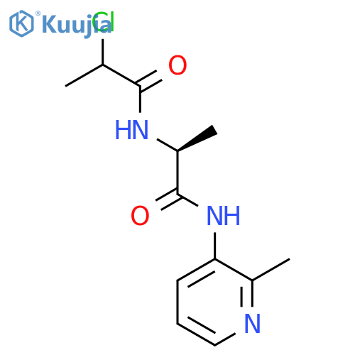 (2S)-2-(2-Chloropropanoylamino)-N-(2-methylpyridin-3-yl)propanamide structure