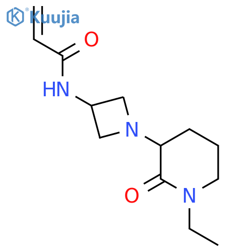 N-1-(1-ethyl-2-oxopiperidin-3-yl)azetidin-3-ylprop-2-enamide structure
