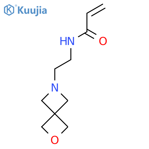 N-(2-{2-oxa-6-azaspiro[3.3]heptan-6-yl}ethyl)prop-2-enamide structure