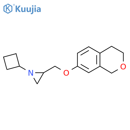1-Cyclobutyl-2-(3,4-dihydro-1H-isochromen-7-yloxymethyl)aziridine structure