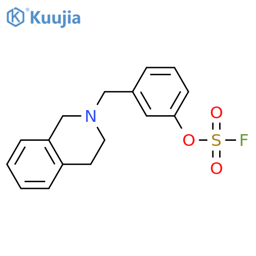 2-[(3-Fluorosulfonyloxyphenyl)methyl]-3,4-dihydro-1H-isoquinoline structure