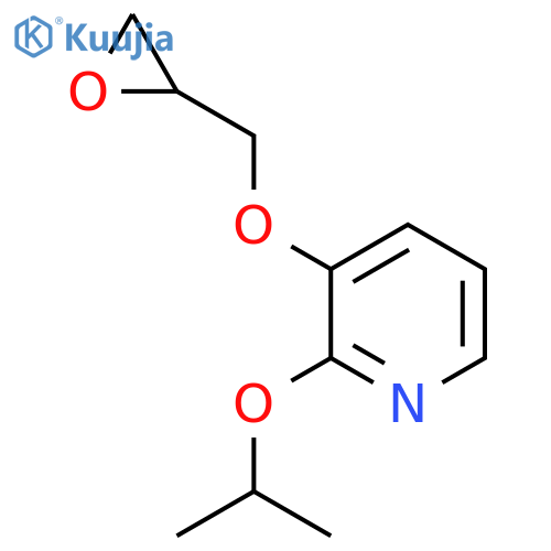 3-[(Oxiran-2-yl)methoxy]-2-(propan-2-yloxy)pyridine structure