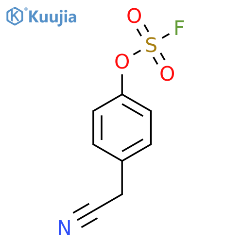 4-(Cyanomethyl)phenyl fluoranesulfonate structure
