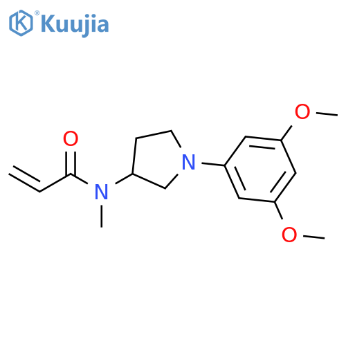 N-[1-(3,5-Dimethoxyphenyl)-3-pyrrolidinyl]-N-methyl-2-propenamide structure