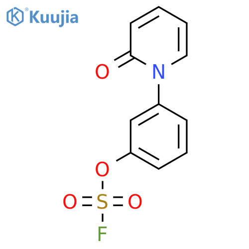 1-(3-Fluorosulfonyloxyphenyl)-2-oxopyridine structure