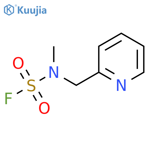 N-methyl-N-(pyridin-2-yl)methylsulfamoyl fluoride structure