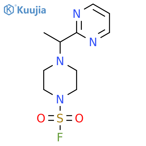 4-1-(pyrimidin-2-yl)ethylpiperazine-1-sulfonyl fluoride structure