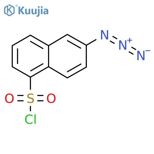 6-Azidonaphthalene-1-sulfonyl chloride structure